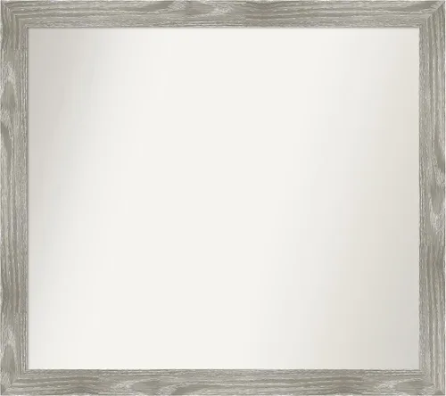 Miniatura 276 de Amanti Art Espejo personalizado, espejo de baño gris plomo a rayas, espejo de pared o espejo de tocador de baño sobre el fregadero