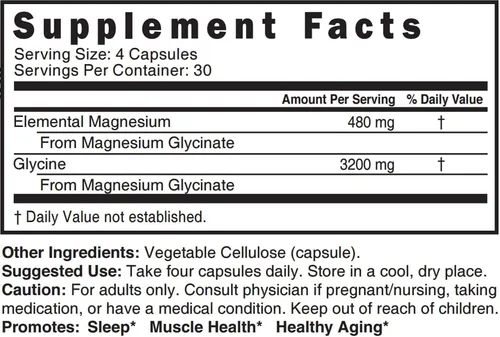 Miniatura 3 de Nature's Fusions Nutri Glicinato de magnesio puro 3680 mg - (proporciona 480 mg de magnesio elemental), quelado para alta absorción, no tamponado