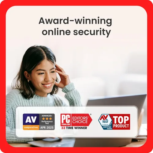Miniatura 4 de McAfee Total Protection 5-Device 15 Month Subscription with Auto-Renewal AI Scam Detection, AntiVirus Software 2026 for Windows PC & Mac, VPN