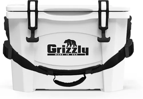 Miniatura 22 de Grizzly - Enfriador de 15 cuartos de galón Baúl de hielo duradero con aislamiento rotomoldeado Fabricado en Estados Unidos Garantía de por