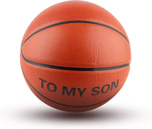 Miniatura 4 de KAAYEE Baloncesto grabado para nieto, baloncesto grabado para hijo de parte de mamá papá, regalos de baloncesto personalizados de 29.5 pulgadas