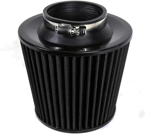 Miniatura 135 de KYOSTAR Filtro de aire universal de alto flujo de 3" (76 mm), entrada de aire frío de cono reutilizable, alto rendimiento, lavable, kit de aire seco