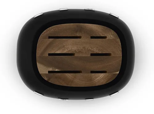Miniatura 4 de Smeg Juego de cuchillos con bloque de acero inoxidable negro