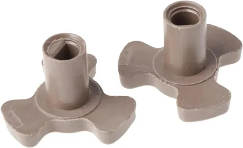 Miniatura 3 de Paquete de 2 ejes de bandeja de acoplador de soporte de rodillo giratorio de microondas de 0.669 in