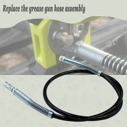 Miniatura 3 de Manguera de pistola de engrase P3410 de 47 pulgadas para pistola de engrase RYOBI, se adapta a reemplazo de manguera de pistola de engrase RYOBI
