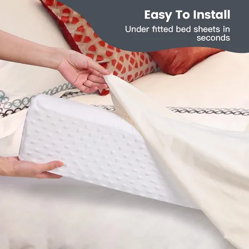 Miniatura 2 de YENING Protectores de cama para bebés y niños pequeños, barrera de seguridad de espuma para cama de niños, protector de cama para tamaño individual
