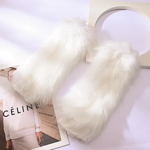 Miniatura 6 de Furry Costume Cosplay Set For Women 3d Toe Beans Gloves Cat Tail Clip Ears Leg Warmers Fluffy Party Toys For Gift