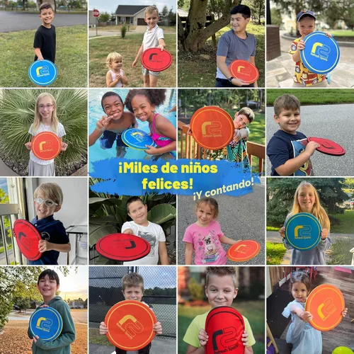 Miniatura 6 de Juguete Volador de Disco Suave - No Duele al Atraparlo - Los Mejores Rellenos de Calcetines para Niños y Adultos de Todas las Edades - Regalos