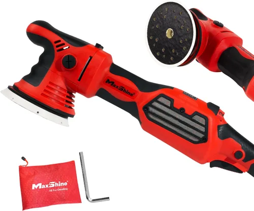 Miniatura 12 de Maxshine M15 Pro Pulidora de Doble Acción Lanzamiento de 15 mm, placa de respaldo de 5”, motor de 1000 W Velocidad variable, agarre ergonómico