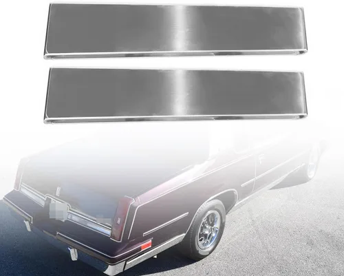 Moldura cromada para guardabarros delantero inferior compatible con Oldsmobile Cutlass Supreme Salon 25530752 25530753 1981-1987