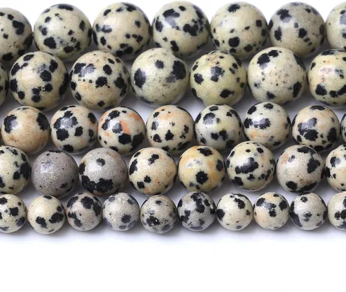 Miniatura 36 de 36 cuentas de calcedonia de jade rojo natural de 25/64 pulgadas (0.394 in), redondas sueltas, piedras preciosas energéticas curativas, para hacer