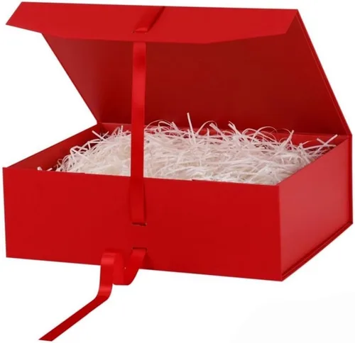 Miniatura 10 de GoooodGift Caja de regalo grande azul, 1 paquete de 13.5 x 11 x 5.3 pulgadas, caja de regalo de lujo para regalos con tapa de cierre magnético