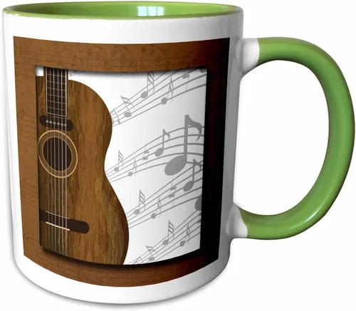 Miniatura 11 de 3D Rose 149974_4 - Taza de cerámica de dos tonos, 11 onzas, negro/blanco