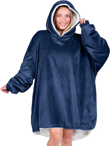 Miniatura 47 de Bare Home B-Cozy - Manta con capucha, para llevar puesta, suave, afelpada, de sherpa, cálida, acogedora, de gran tamaño, disponible en tamaños