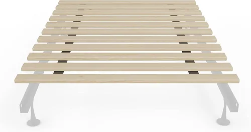 Miniatura 11 de Treaton, Tablero de Somier/Listones de Cama de Madera Horizontal Extra Resistente de 1 Pulgada, 72" x 39", Beige