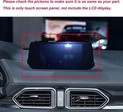 Miniatura 2 de BestParts nuevo reemplazo del digitizador de cristal de la pantalla táctil de 7 pulgadas TM070RDHP0 Con radio Mazda CX-5 2017-2020, 5V 50pin solo