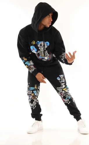 Miniatura 119 de SCREENSHOT Sudadera urbana de forro polar para hombre, diseño de dibujos animados de animación, parche bordado de gel