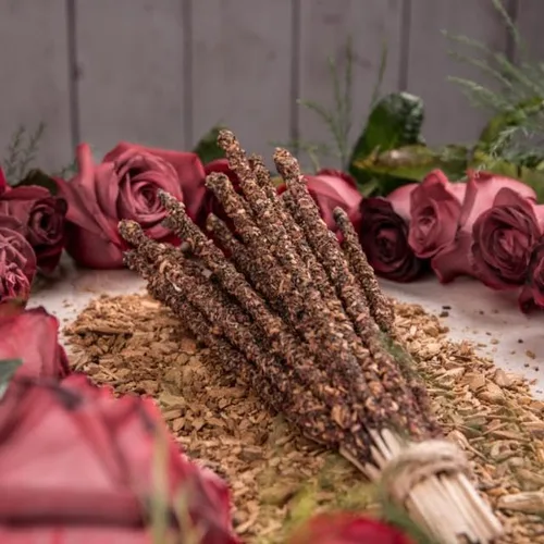 Miniatura 7 de Sagrada Madre Palitos de incienso Palo Santo – Varillas de manchas naturales para limpieza, meditación, relajación – Vegano, combustión lenta, bajo