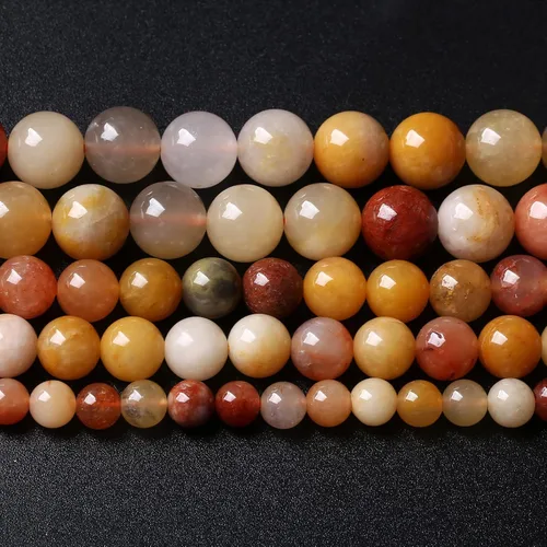 Miniatura 47 de 88 cuentas de cuarzo rutilado dorado de piedra natural de 4MM (5/32 de pulgada), gemas de grado 2A, cristal semiprecioso de actinolita, cuentas