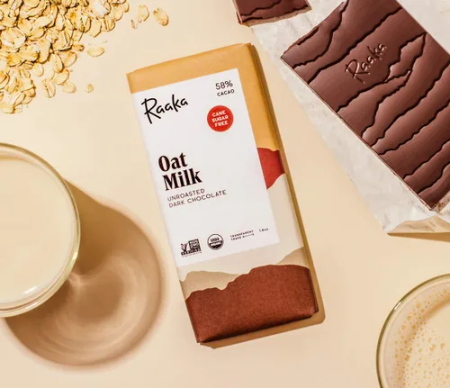 Miniatura 3 de Raaka Paquete de chocolate sin lácteos Chocolate negro gourmet de grano a barra Orgánico, Kosher, vegano, sin gluten Regalo para los amantes