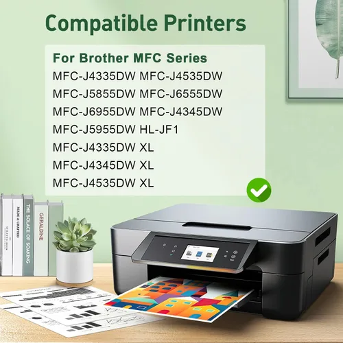 Miniatura 3 de LC406XL - Cartuchos de tinta para Brother LC406 para impresora Brother LC406 XL MFC-J4335DW MFC-J4535DW MFC-J5855DW MFC-J6555DW MFC-J6955DW