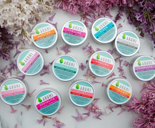 Miniatura 4 de Aromi Perfume sólido Fragancia vegana y libre de crueldad, perfume de tamaño de viaje, regalo de mujer, afrutado, floral, terroso, perfume dulce