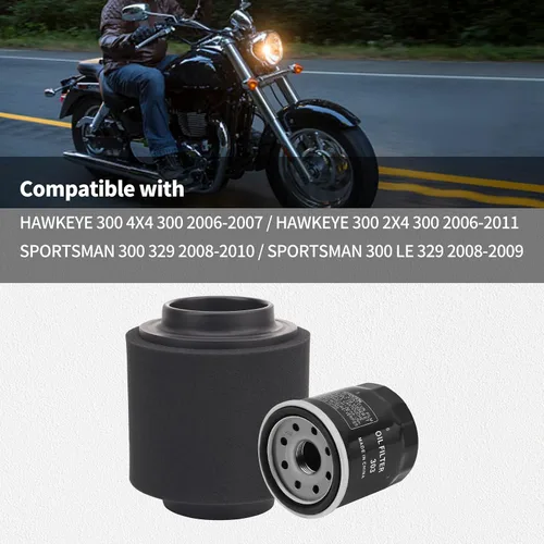 Miniatura 7 de Filtro de aire 0452306 1253355 apto para Polaris HAWKEYE 300 2006-2011 SPORTSMAN 300 2008-2010 TRAIL BLAZER 250 2001-2006 XPLORER 250 400 2001 2002