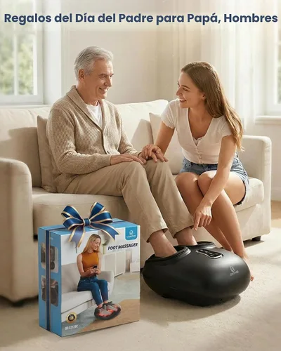 Miniatura 9 de COMFIER Shiatsu - Masajeador de pies con calor, vibración, máquina de masaje de pies de compresión rodante para fascitis plantar, dolor neuropatía
