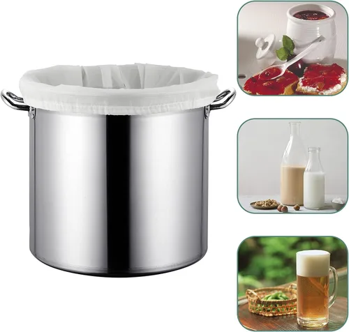 Bolsas de malla de nailon de 12 x 18 pulgadas para leche de almendras y nueces, yogur griego, cerveza casera para elaboración de vino de 120 micras