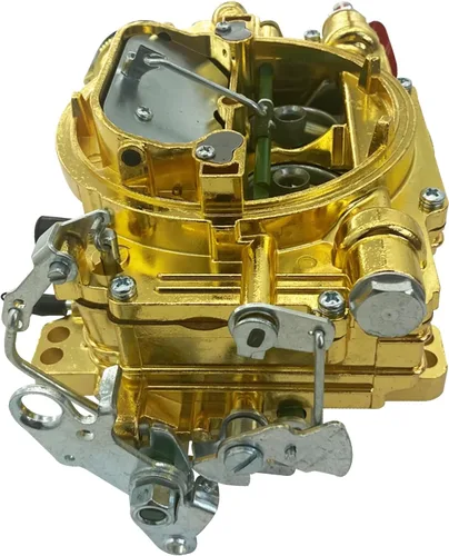 Miniatura 2 de 1403 Carburador de 4 barriles de repuesto para válvula de aire de orificio cuadrado de 500 CFM, carburador de estrangulador eléctrico, NO EGR
