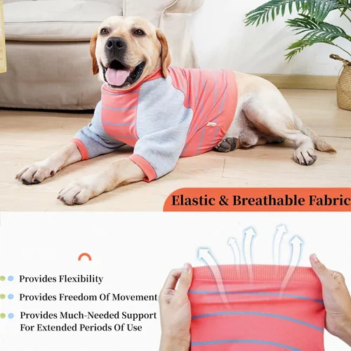 Miniatura 3 de Protector de codo de perro para callos, camisa de protección posoperatoria, ropa de traje de recuperación quirúrgica, tirantes de pierna delantera