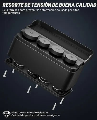 Miniatura 4 de JOYTUTUS Soporte para monedas para organizador de cambios de automóvil, almacenamiento universal, dispensador de dinero para la mayoría de los Negro