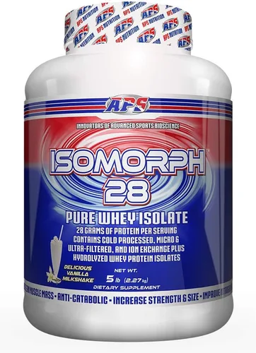 Miniatura 15 de APS Nutrition Isomorph 28 Proteína en polvo Aislado de suero puro Aislados prensados en frío, ultrafiltrados e intercambio iónico 0.99 oz