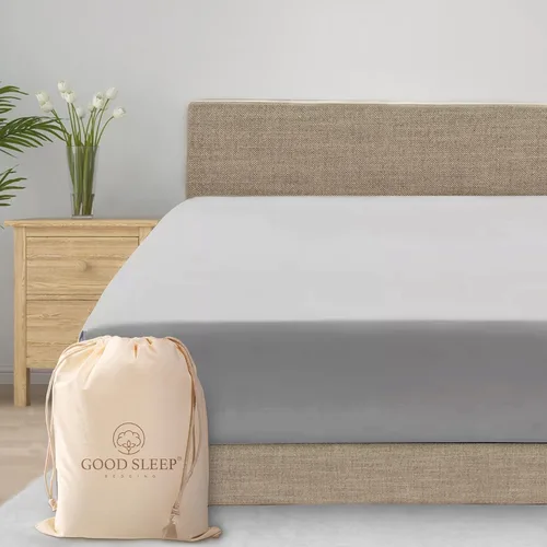 Miniatura 23 de Good Sleep Bedding Sábana Bajera Ajustable Tamaño King Solamente – Sábana bajera suave y transpirable tamaño King de 1000 hilos tamaño King