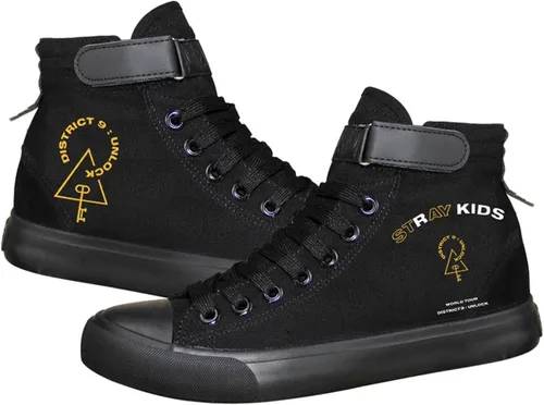 KPOP StrayKids Merch - Zapatos deportivos Bang Chan Lee Know ChangBin Han I.N Felix HyunJin Seungmin Hiphop High Top Tenis de lona