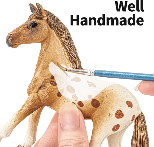 Miniatura 9 de 8 figuras de caballo grandes de 6 pulgadas, juguetes de animales para niños, figuras de animales de granja de plástico realistas, juguetes