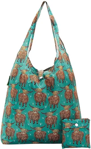Miniatura 35 de ECO CHIC Bolsas plegables reutilizables para comestibles, bolsa de compras ligera, reciclada y reutilizable, bolsa plegable impermeable Gafas Gatos