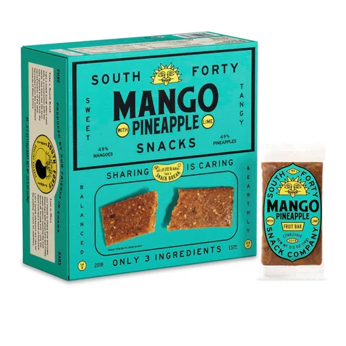 Miniatura 9 de South 40 Snacks Premium - Barras de frutas tropicales de alta calidad, paquete variado, solo 1-3 ingredientes, mango, piña, maracuyá y piña mango