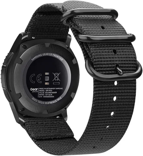 Miniatura 13 de Fintie - Correas deportiva de nailon suave de 0.87 pulgadas compatibles con Samsung Galaxy Watch 3 de 1.77 pulgadas, Galaxy Watch 1.81 pulgadas