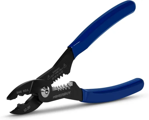Alicates profesionales 4 en 1 para electricista, cortador doméstico, pelacables, crimpadora para 12-20 AWG