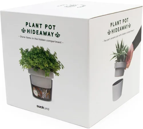 Miniatura 4 de Suck UK Maceta de almacenamiento oculto – Ocultador de llaves – Ocultar una maceta – Seguro para desviación – Almacenamiento secreto de plantas