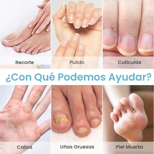 Miniatura 7 de Kit profesional de taladro de uñas: lima de uñas eléctrica con pantalla LCD y lámpara, amoladora de uñas gruesas de larga duración, herramientas