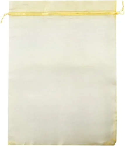 Miniatura 20 de 8 x 12 pulgadas 100 piezas bolsas con cordón de tela de organza bolsa de regalo de joyería bolsa de caramelo favores de boda B231 (azul bebé)