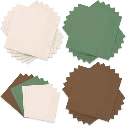 Miniatura 14 de Whaline Servilletas de papel rosa, 3 colores degradados, desechables, servilletas de almuerzo para el día de San Valentín, boda, cumpleaños, Rosado