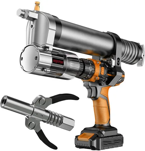 Miniatura 8 de Adaptador de pistola de engrase, convierte herramienta neumática, taladros inalámbricos y destornilladores de impacto en pistola de grasa eléctrica