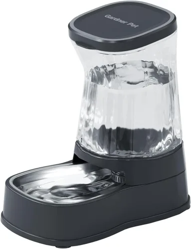 Miniatura 9 de Gardner Pet - Dispensador automático de agua para perros, bebedero de gravedad de acero inoxidable, 100% libre de BPA, cuencos de alimentación