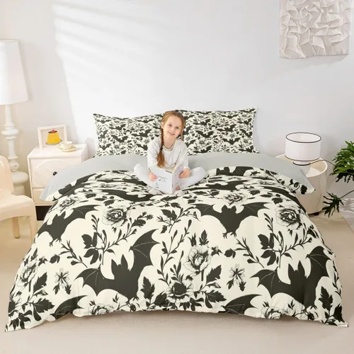 Miniatura 19 de Feelyou Love Gymnastics - Juego de ropa de cama de gimnasia para niñas y niños, ejercicios de suelo, ballet, funda de edredón decorativa de Multi 902