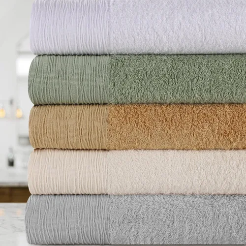 Miniatura 15 de Superior Rayon - Juego de toallas de 12 piezas de mezcla de bambú, de secado rápido, artículos esenciales para el baño, ducha, spa, toallas