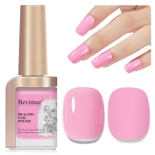Miniatura 34 de Esmalte de uñas de secado rápido, color rosa, esmalte de uñas transparente, esmalte de uñas de secado rápido regular, a granel, sin gel, de larga