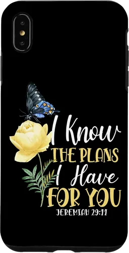 Miniatura 11 de Christian Bible Verse Butterfly Rose Flower Jeremiah 29:11 Case for iPhone 17